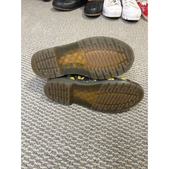 Dr. Martens Kids Girls Canvas Floral Boots Shoes Size US 4 - Picture 2 of 7